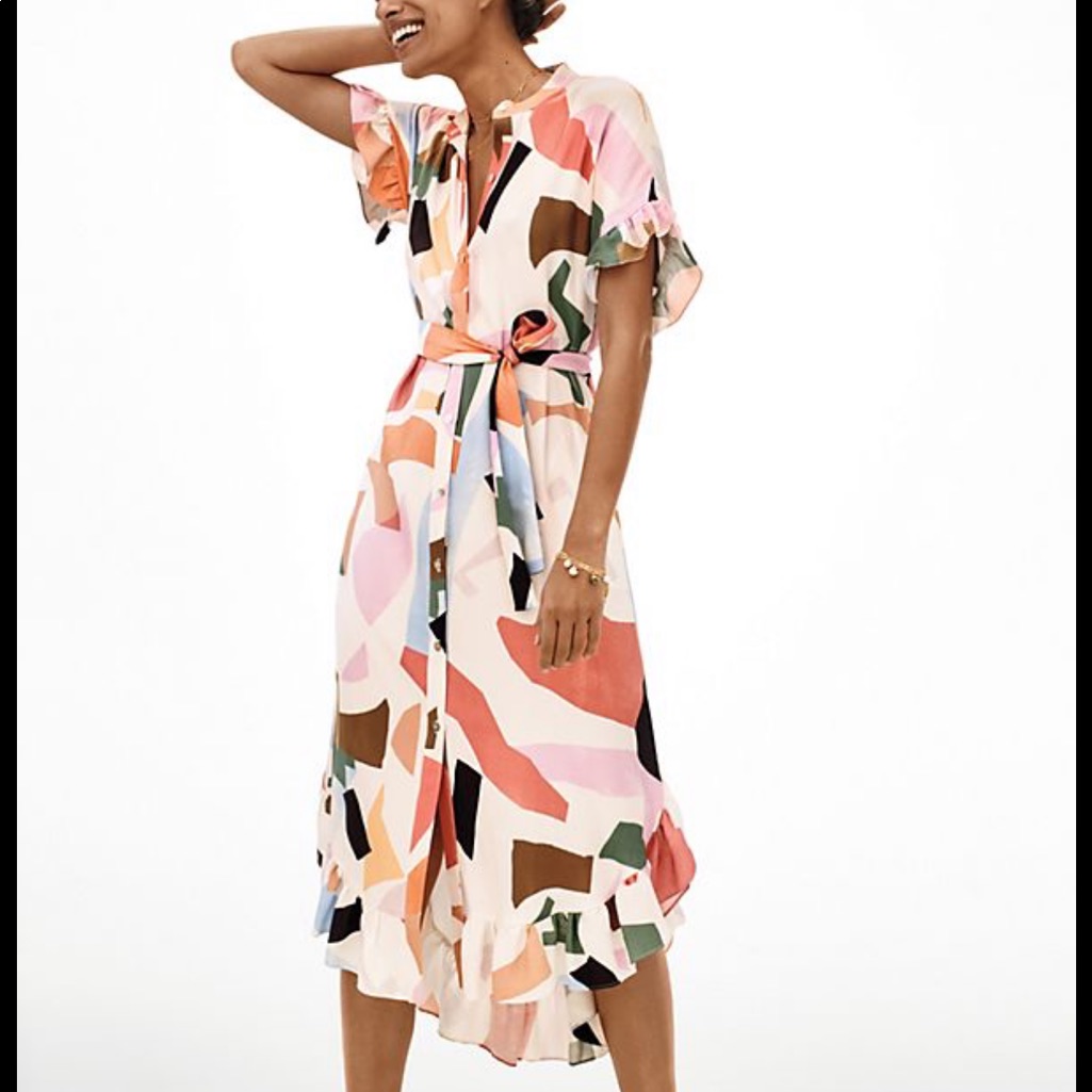 Nwt! Anthropologie Corey Lynn Calter Soho Shirtdress